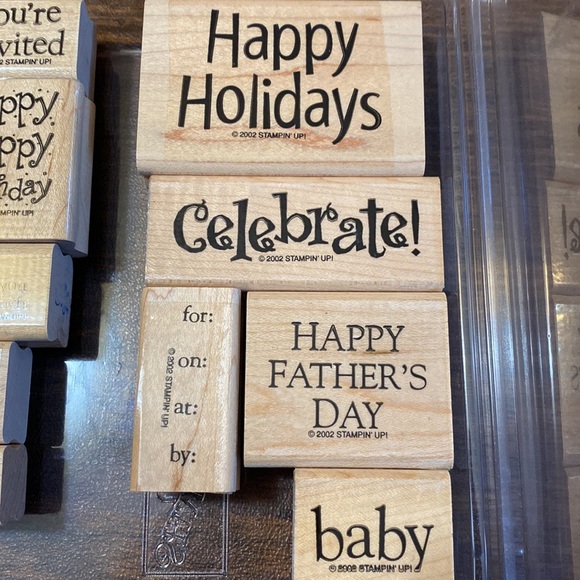 STAMPIN' UP! Bundle 3 sets to save 30%. "Greetings" (12 stamps) - Picture 3 of 4